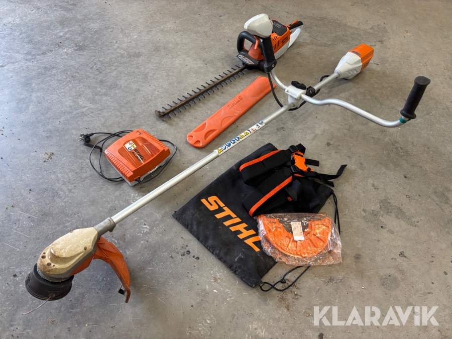 Trimmer och häcksax Stihl FSA 90 batteridrivna