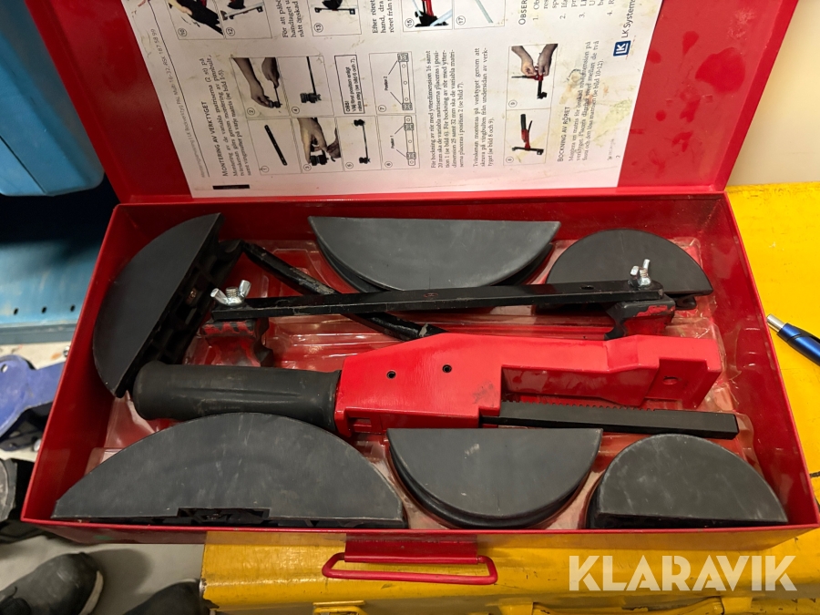 Bockverktyg LK för VVS 3 lådor