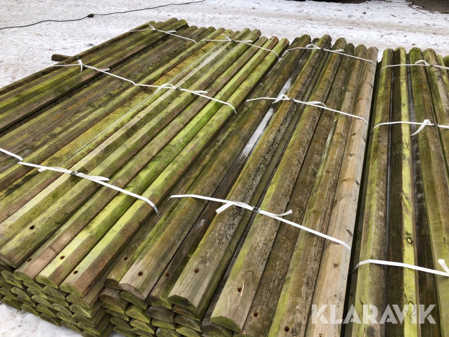 Staket / Slanor 6-kantig 200st tryckimpregnerade