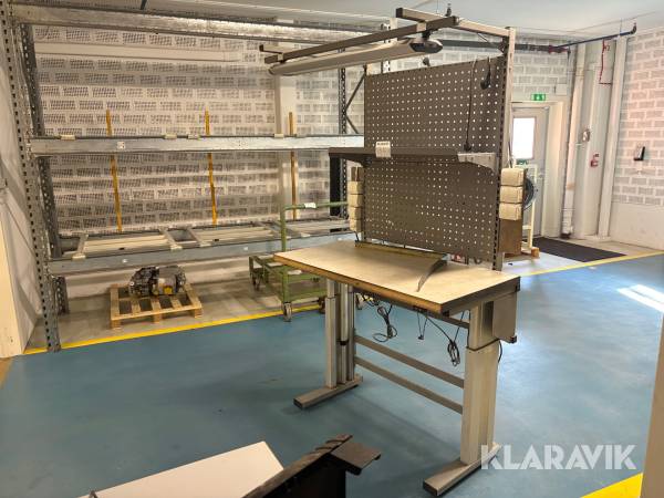 Arbetsbänk Gigant höj & sänkbar