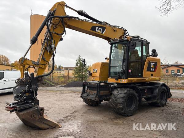 Hjulgrävare CAT M315F med grävsystem, tiltrotator och 2 st redskap