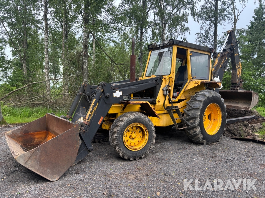 Traktorgrävare Hymas 62S med redskap