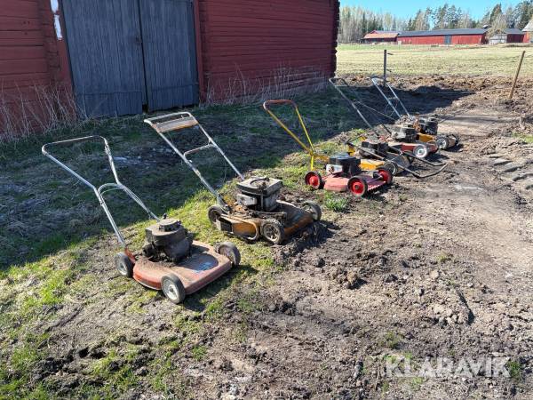 Gräsklippare Klippo Stiga Crescent  & Husqvarna 6st