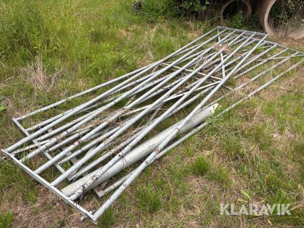 Djurgrind 3st med stolpar
