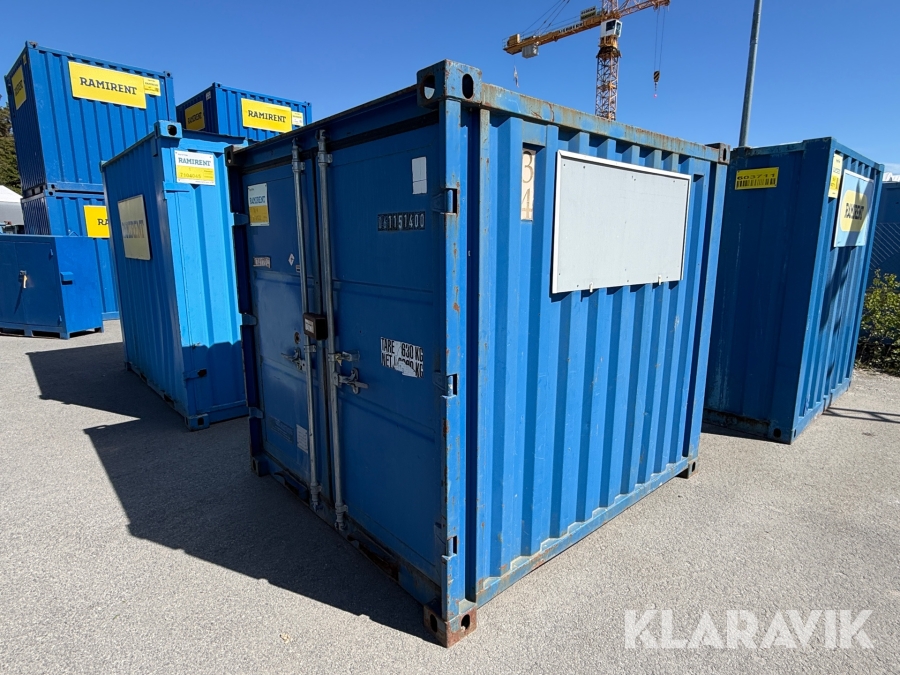 Container 8' isolerad