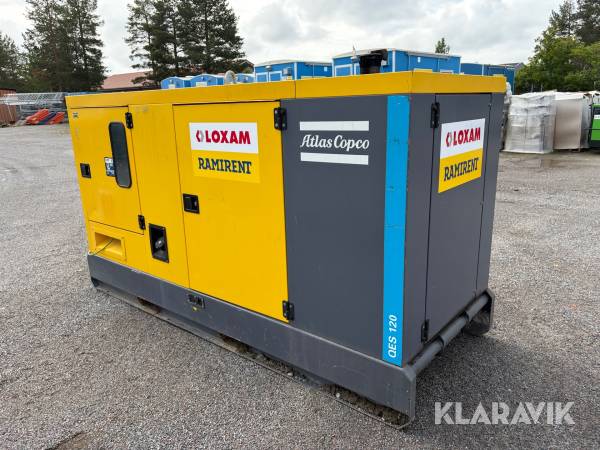 Elverk Atlas Copco QES120