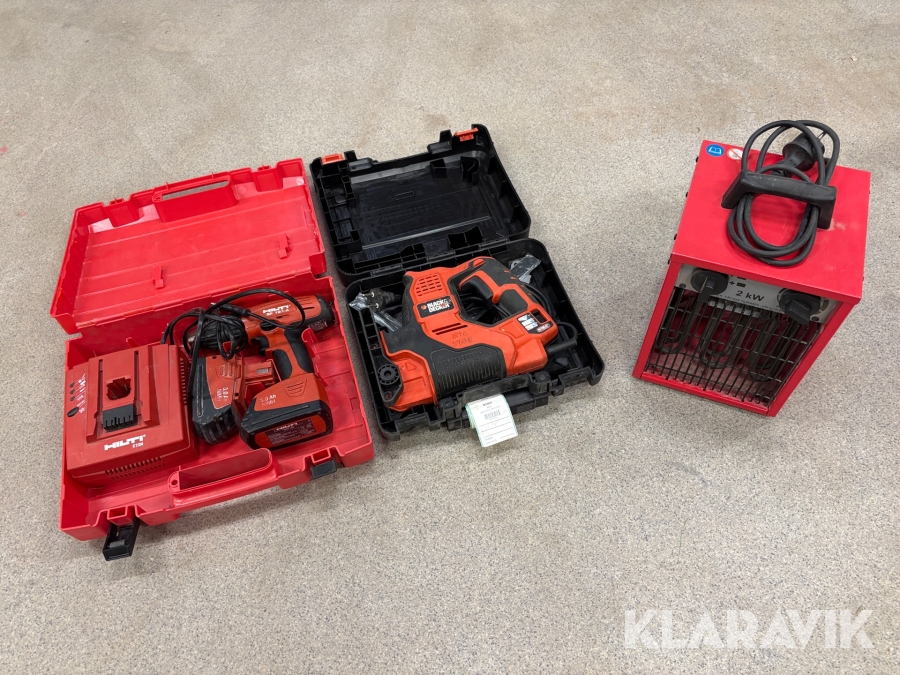 Skruvdragare / Isolersåg / Värmefläkt