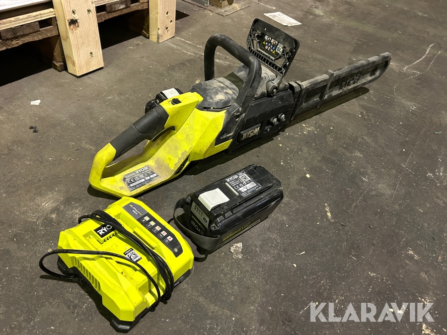 Motorsåg Ryobi RY36CSX50A batteri