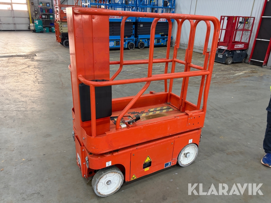 Pelarlift Snorkel TM12 nya batterier