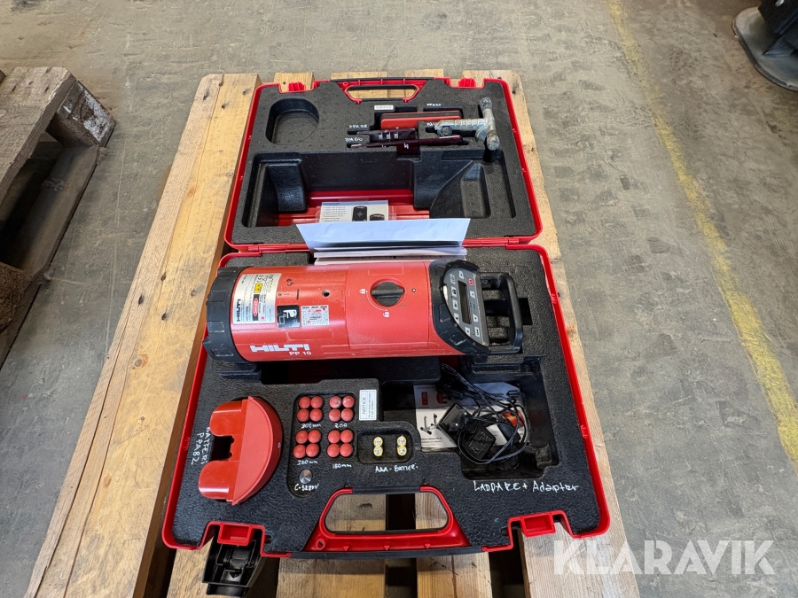 Rörläggningslaser Hilti PP 10