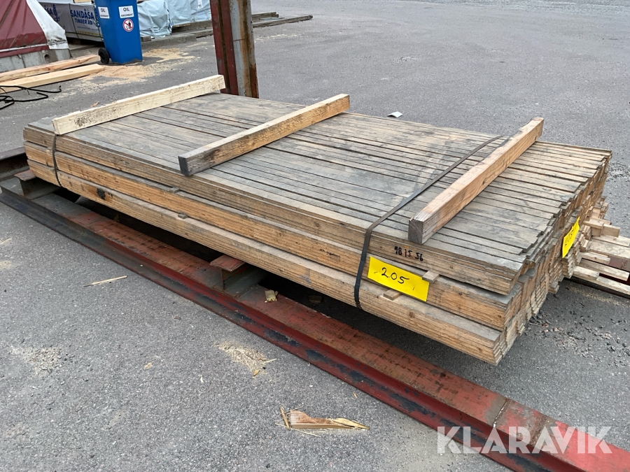 Virkespaket 12x38 läkt 1277löpmeter