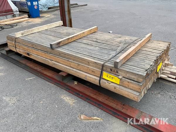 Virkespaket 12x38 läkt 1277löpmeter