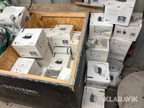 Arbetsplatsbelysning Lena Lighting Site lite future ball LED och Nödlampor med kablage