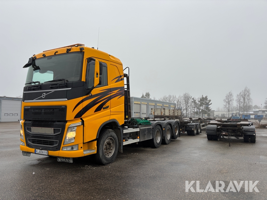 Lastväxlare Volvo FH 12.8 i-Shift JOAB L24 med två släp