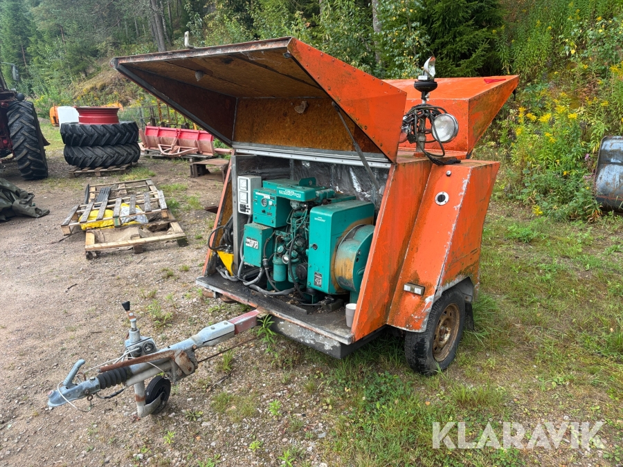 Katastrofvagn med tält