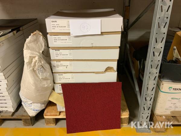 Textilplattor 75m2