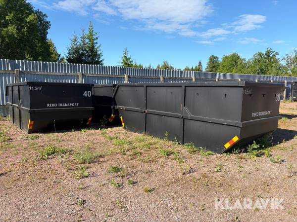 Liftdumpercontainer Dinacon 11,5 m3 3 st