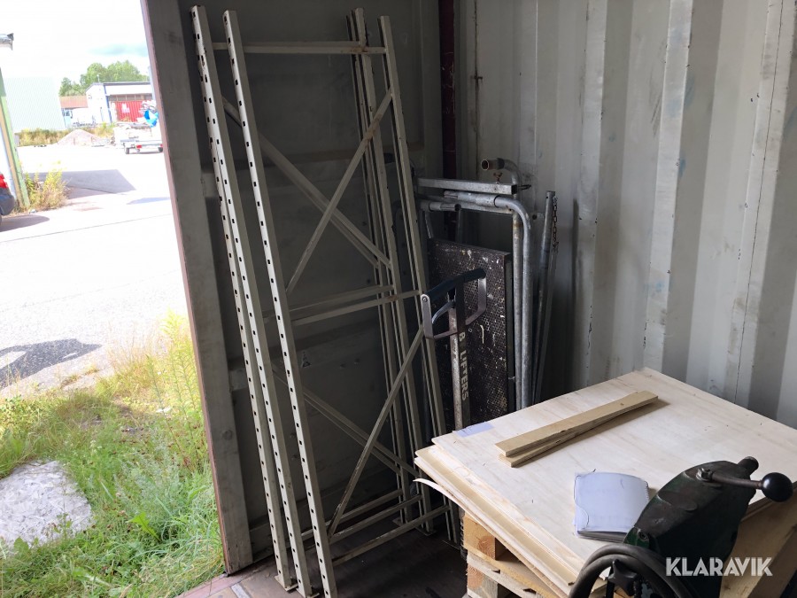 Pallställ för halvpall