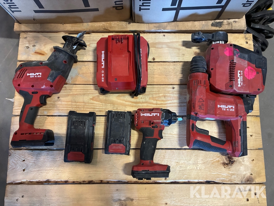 Handverktyg Hilti slagborr, tigersåg, Mutterknack