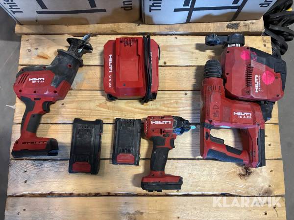 Handverktyg Hilti slagborr, tigersåg, Mutterknack