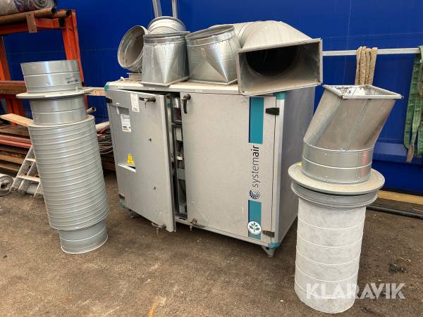 Fläktaggregt Systemair Topvex TR06 EL-L-CAV