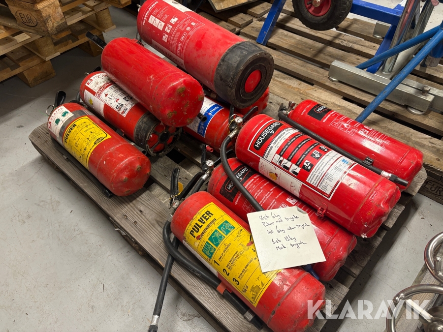 Brandsläckare 11 st