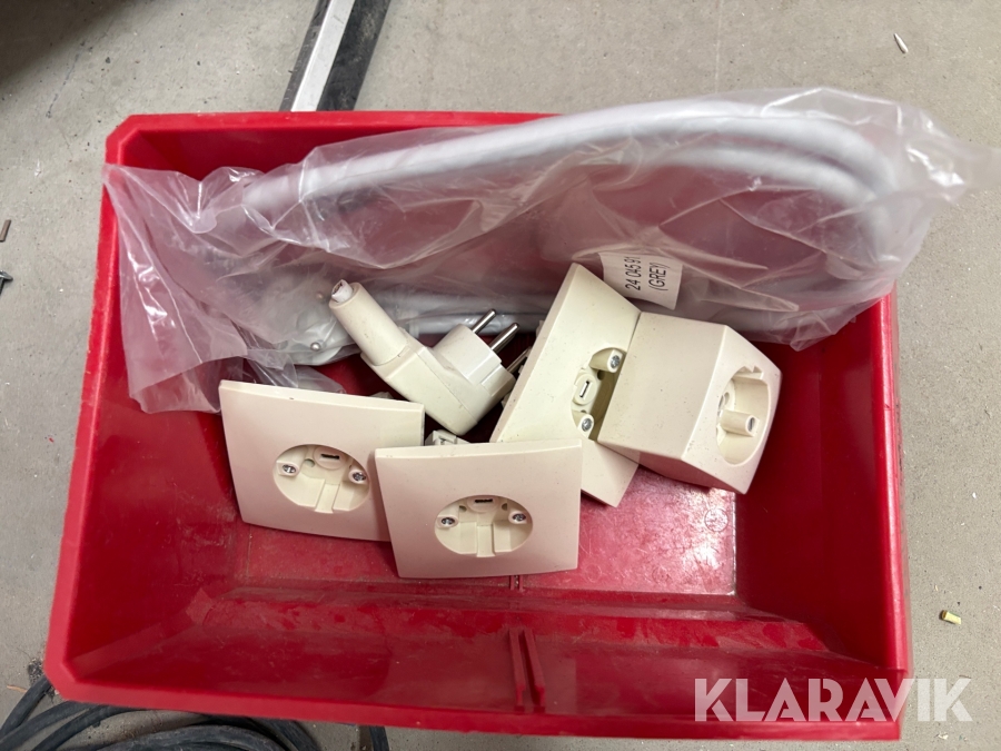 El-installationsdetaljer ugnskontakter