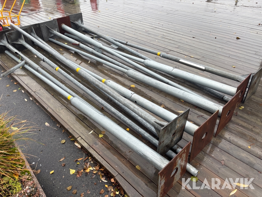 Lyktstolpar 12st / 4m