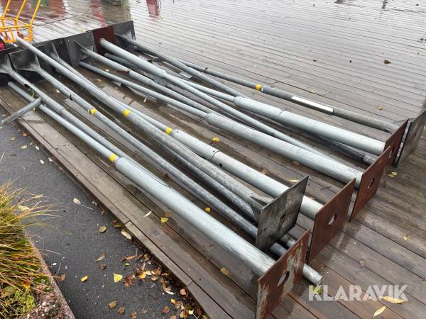 Lyktstolpar 12st / 4m
