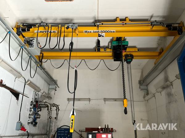 Travers Botab 5000kg inkl traversbanebalkar
