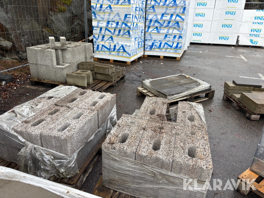 Diverse Sten och Murblock