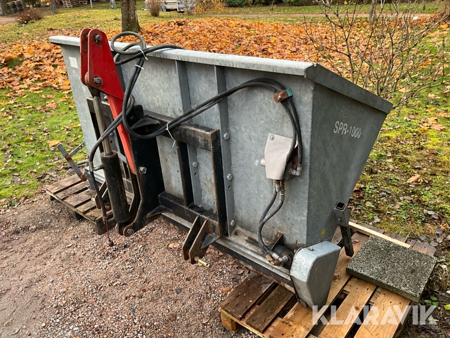 Sandspridare Fransgård SPR-1000GA med hydraulkolv