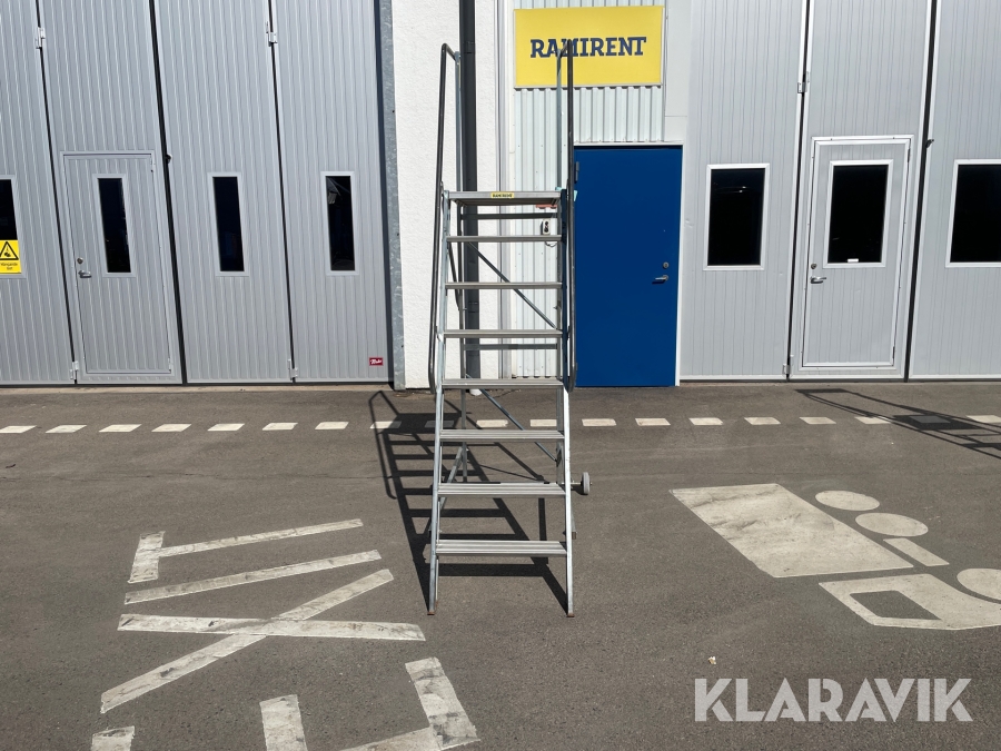 Trappstege med plattform Wibe WAP TMR Y-1.6