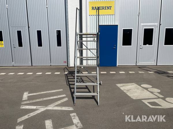 Trappstege med plattform Wibe WAP TMR Y-1.6