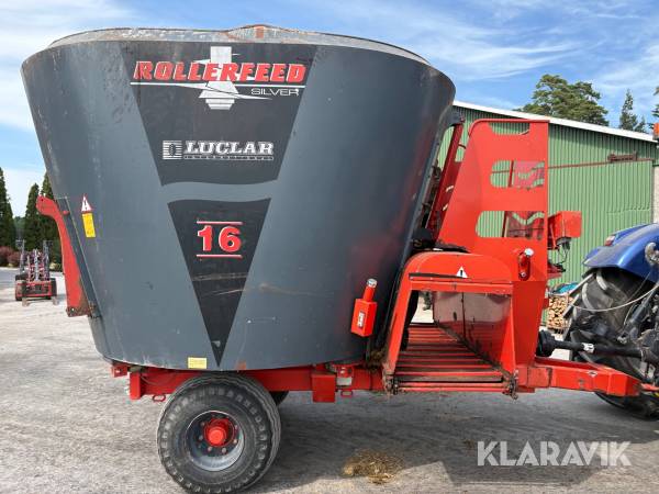 Mixervagn Luclar Rollerfeed silver 16