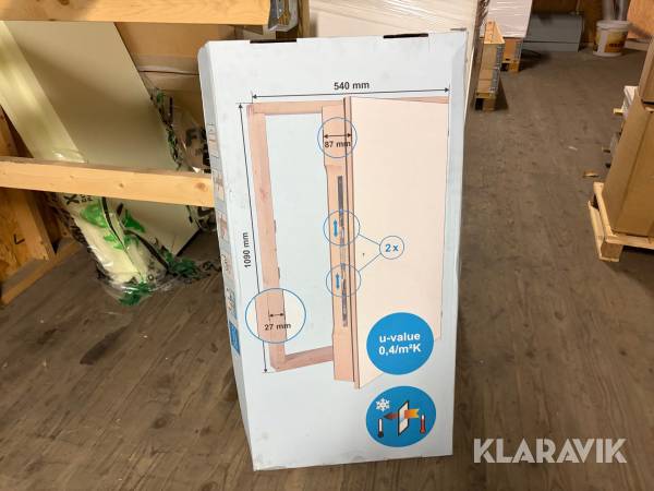 Vägglucka 540 x 1090