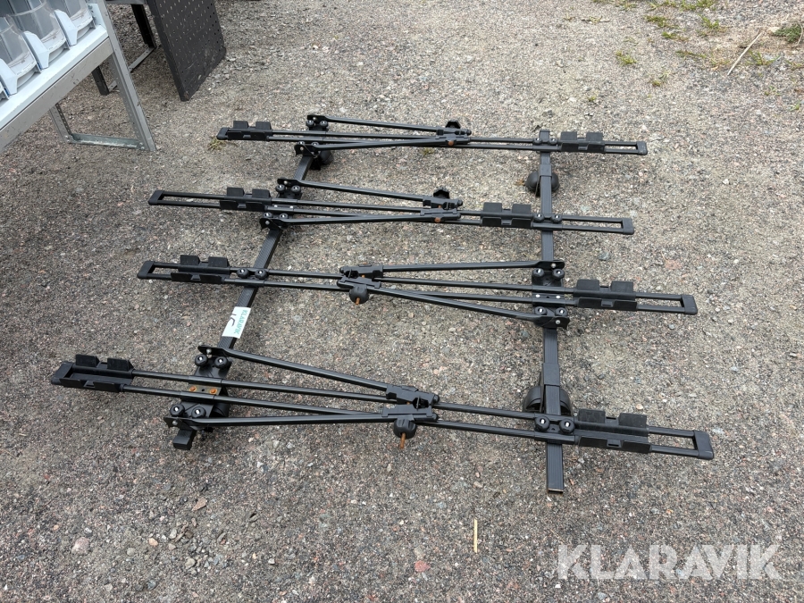 Takräcke/cykelställ för 4st cykel