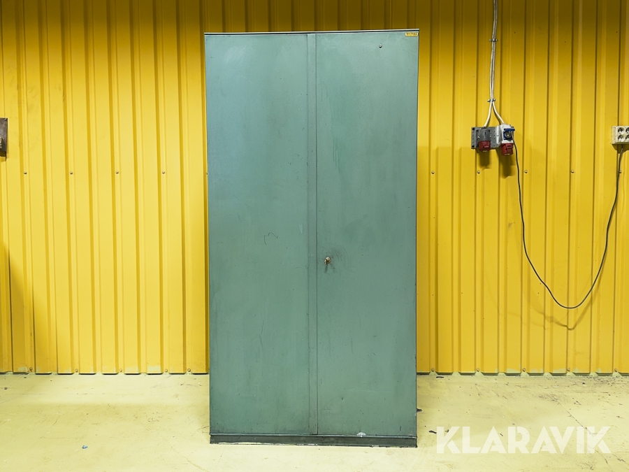 Verktygsskåp, stål, 4 utdragbara hyllplan AB Werba