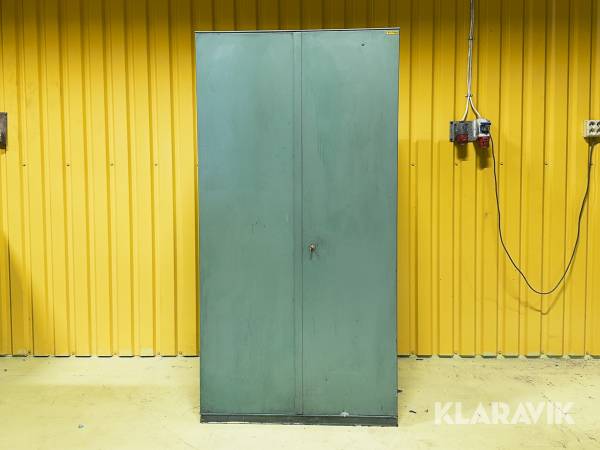 Verktygsskåp, stål, 4 utdragbara hyllplan AB Werba
