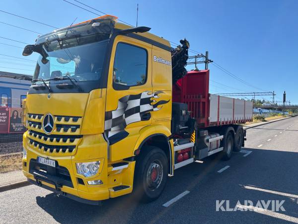 Kranväxlare Mercedes-Benz Arocs med Hiabkran 455hk, 2020