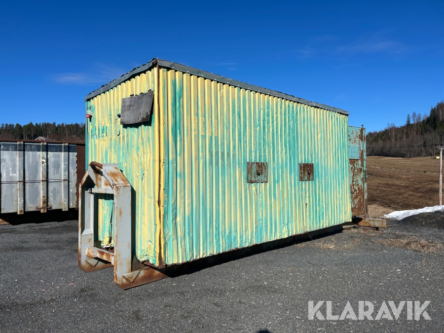 Container på lastväxlarram