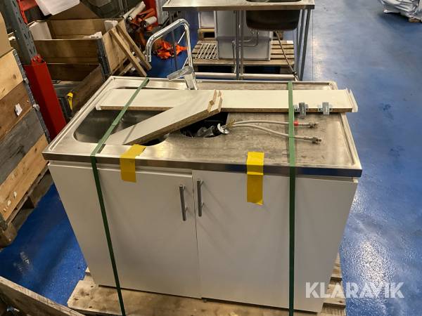 Diskbänk med skåp