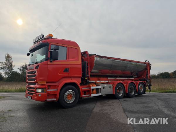 Spriderbil Scania R490 Tridem