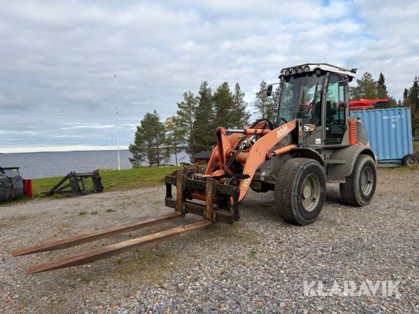 Hjullastare Atlas Weycor 80E med redskap