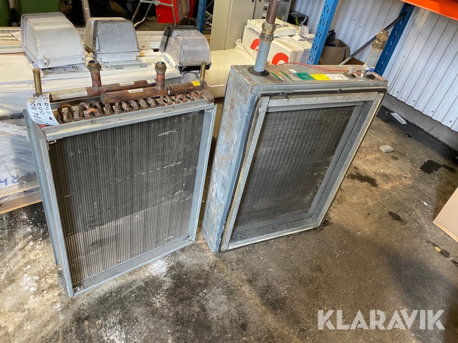 Värmebatteri Fläkt/ABB 2st