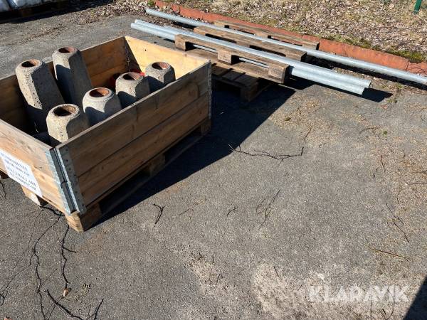 Stolpfundament & rör