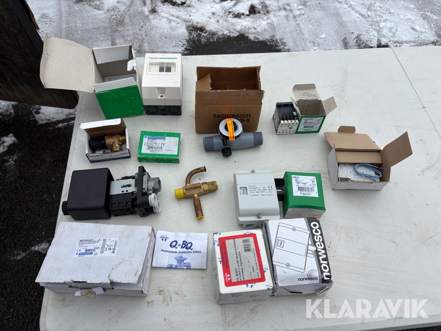 El-komponenter för VVS