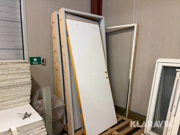 Innerdörrar med karm 6 st