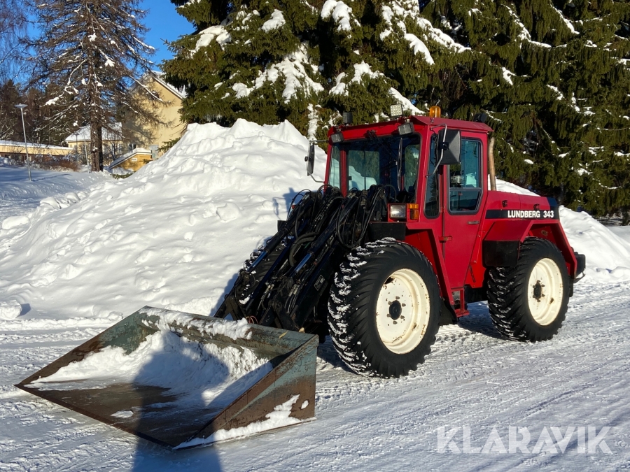 Hjullastare Lundberg 343 med redskap