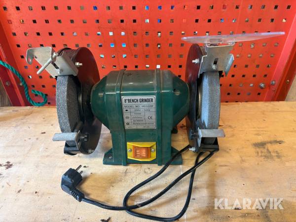 Stationär dubbel bänkslipmaskin Bench Grinder MD3220F